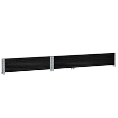 vidaXL Pallet Collar Black 120x80 cm Solid Wood Pine 6