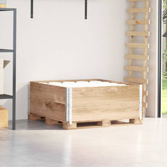 vidaXL Pallet Collars Solid Wood Pine 2 pcs Natural