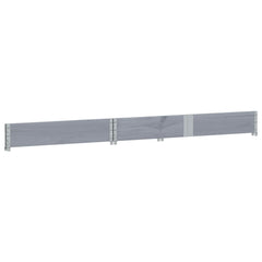 vidaXL Pallet Collar Grey 150x50 cm Solid Wood Pine 4