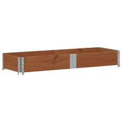 vidaXL Pallet Collar Brown 150x50 cm Solid Wood Pine 2