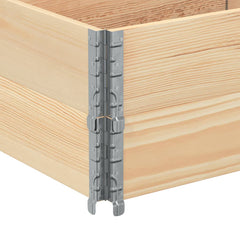vidaXL Pallet Collars 2 pcs 150x50 cm Solid Wood Pine 5