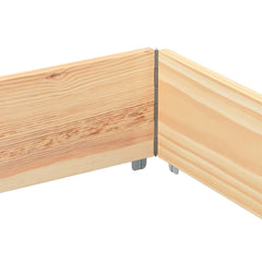 vidaXL Pallet Collar 150x100 cm Solid Wood Pine 5