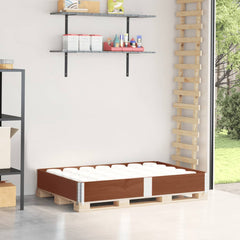 vidaXL Pallet Collar Brown 150x100 cm Solid Wood Pine 1