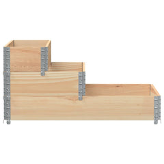 vidaXL 3-Tier Raised Bed 120x80 cm Solid Wood Pine 3
