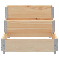 vidaXL 3-Tier Raised Bed 120x80 cm Solid Wood Pine 4
