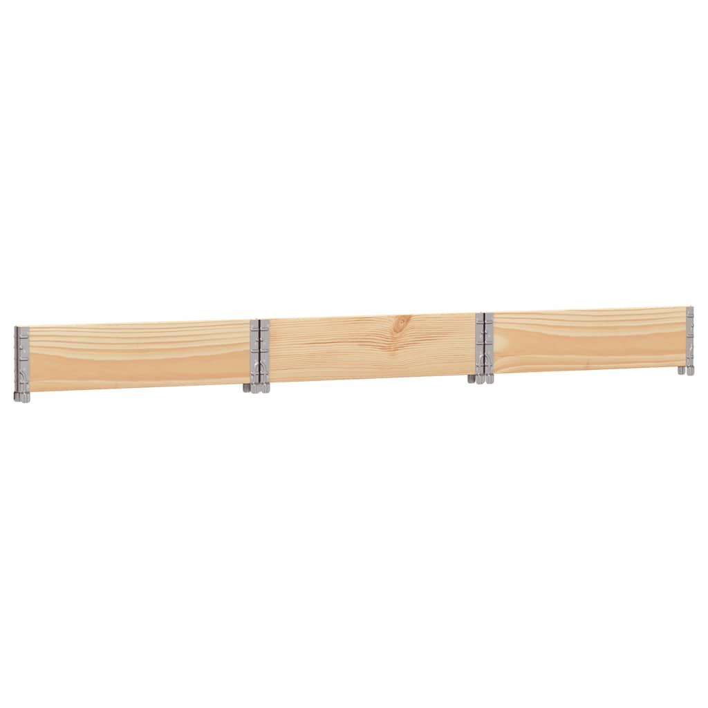 vidaXL Raised Bed Hexagon 160x160 cm Solid Wood Pine 4