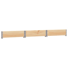 vidaXL Raised Bed Hexagon 160x160 cm Solid Wood Pine 4
