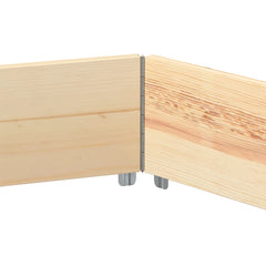 vidaXL Raised Bed Hexagon 160x160 cm Solid Wood Pine 6