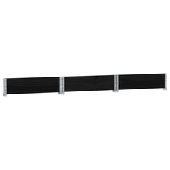 vidaXL Raised Bed Hexagon Black 160x160 cm Solid Wood Pine 4