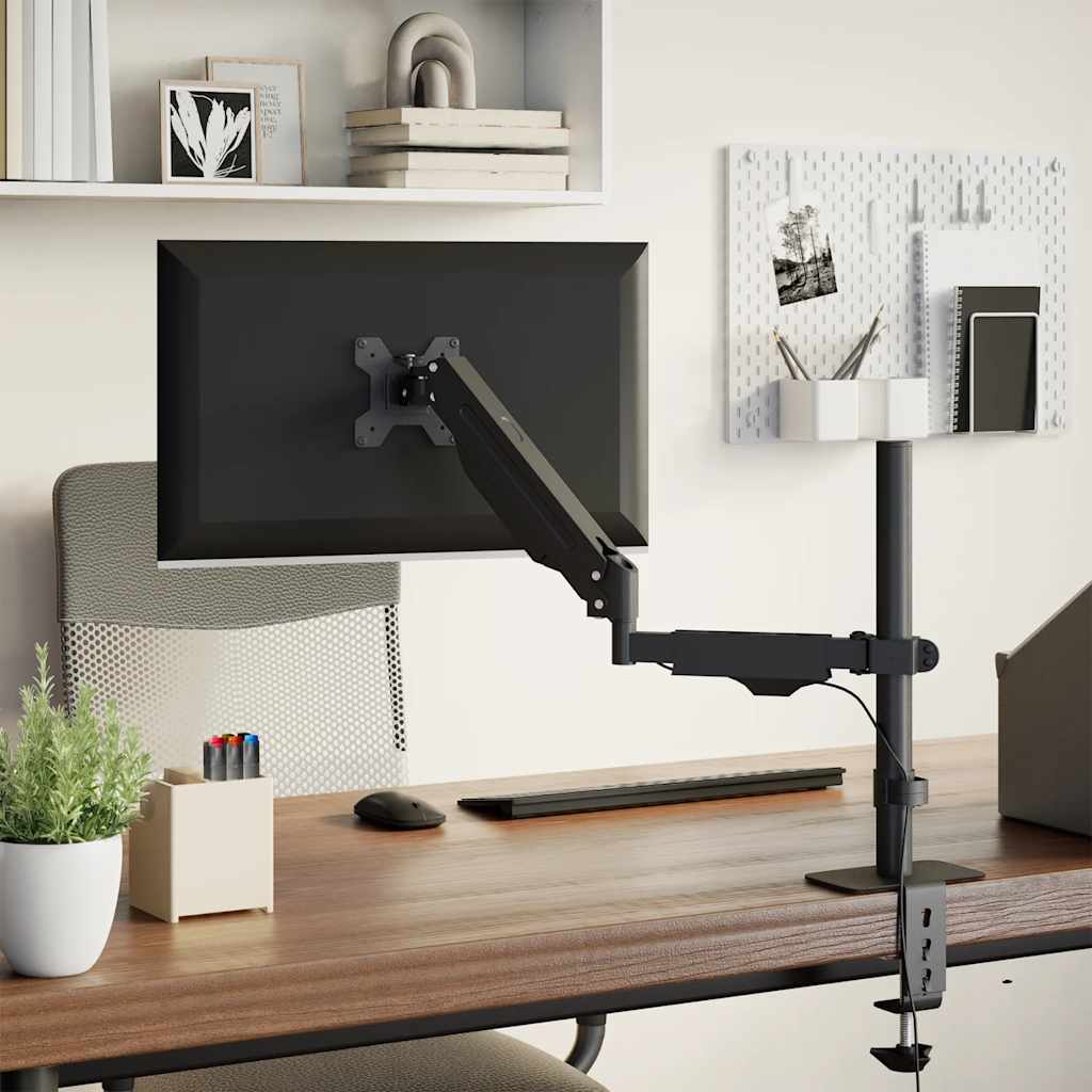 vidaXL Single Monitor Arm for Max 27 Inch Screen Gas Spring 10 kg 3