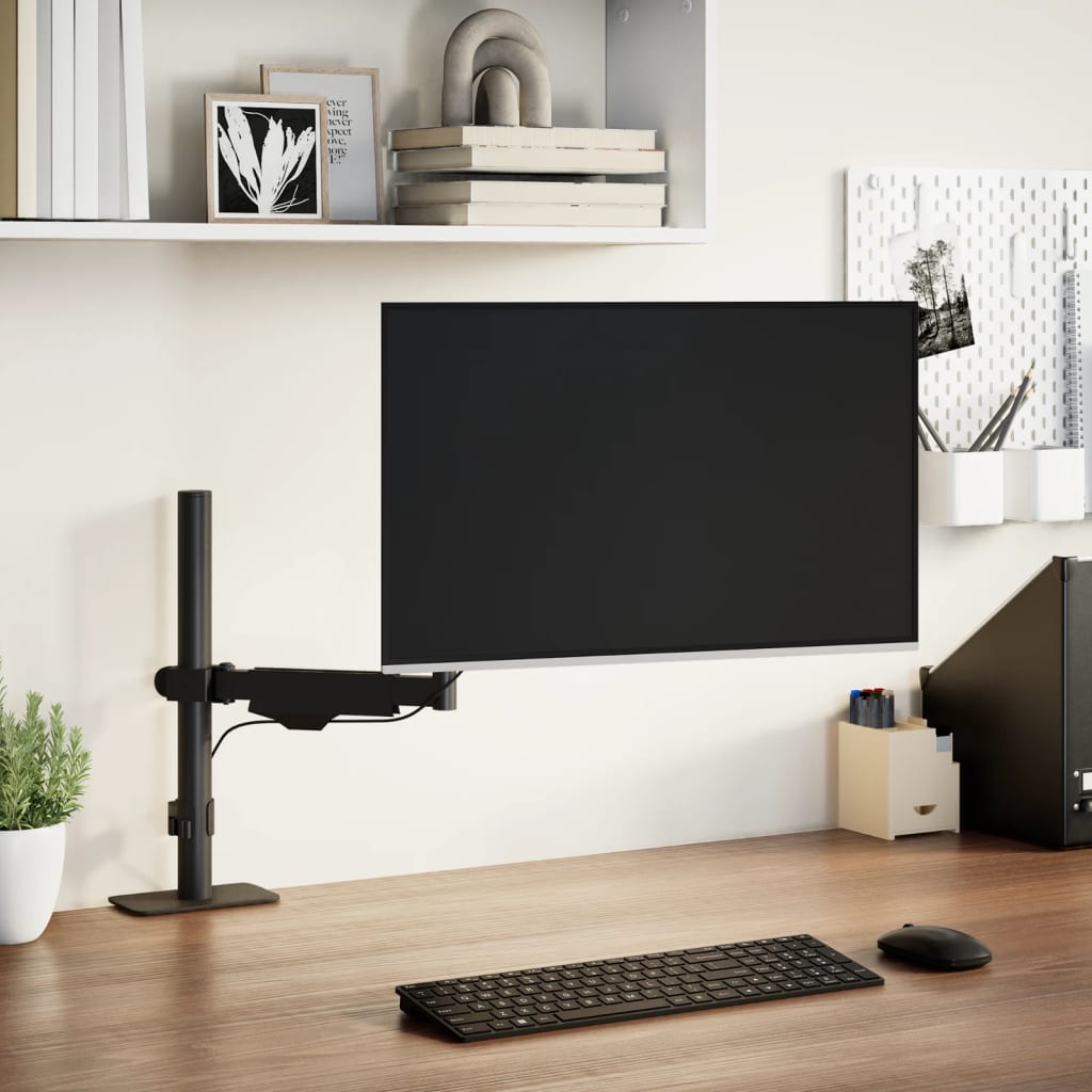 vidaXL Single Monitor Arm for Max 27 Inch Screen Gas Spring 10 kg 1