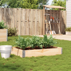 vidaXL Garden Planter 120x80 cm Solid Pine Wood 1