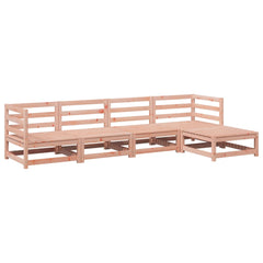 5 Piece Garden Sofa Set Impregnated Wood Pine Natural douglas