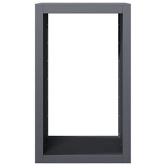 Firewood Rack Black 60x40x100 cm Steel Steel/anthracite