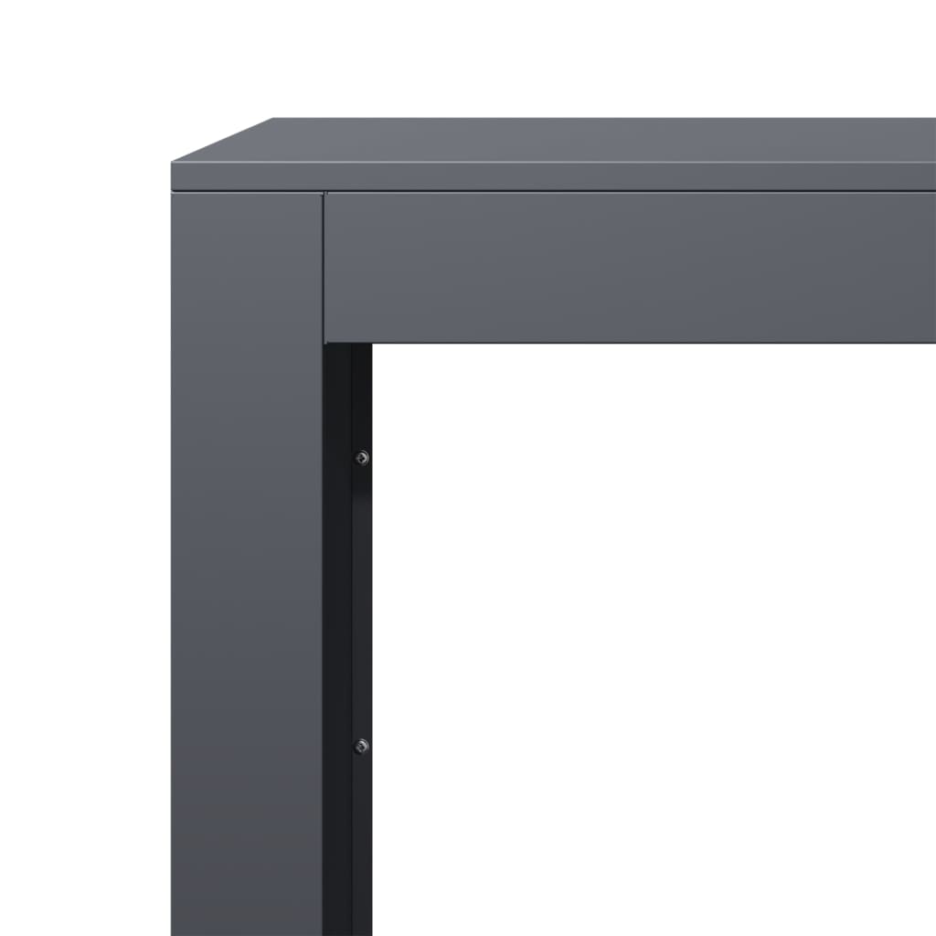 Firewood Rack Black 60x40x100 cm Steel Steel/anthracite