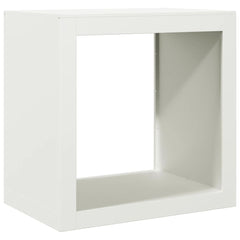 vidaXL Firewood Rack White 60x40x60 cm Steel 2