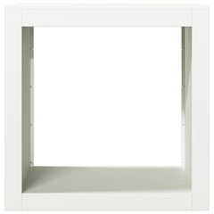 vidaXL Firewood Rack White 60x40x60 cm Steel 4