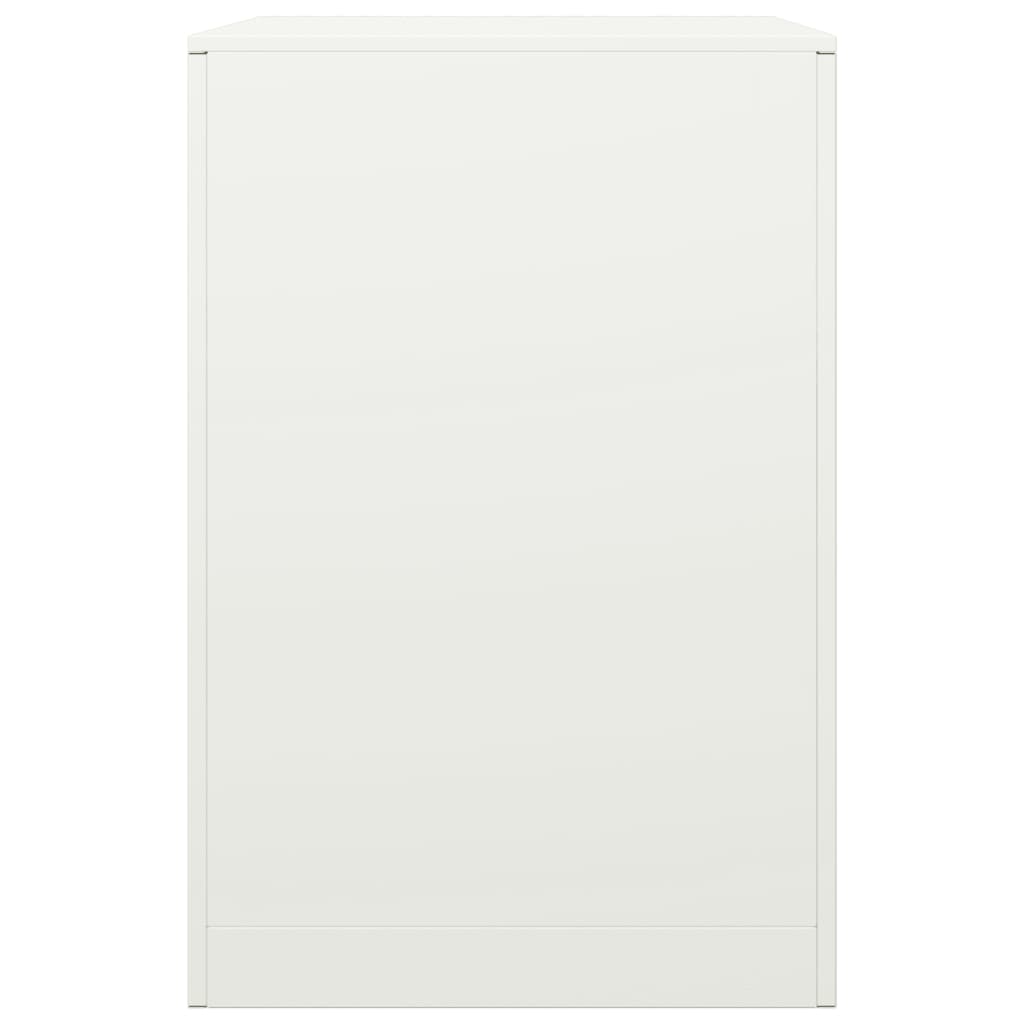 vidaXL Firewood Rack White 60x40x60 cm Steel 5