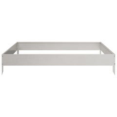 vidaXL Garden Raised Bed 100x100x18.5 cm Stainless Steel 5