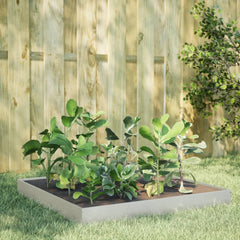 vidaXL Garden Raised Bed 100x100x18.5 cm Stainless Steel 1