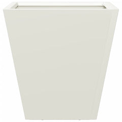 vidaXL Garden Planters White 2 pcs 30x30x30 cm Steel 6
