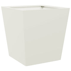 vidaXL Garden Planter White 40x40x40 cm Steel 2