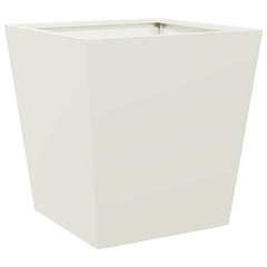 vidaXL Garden Planter White 40x40x40 cm Steel 6