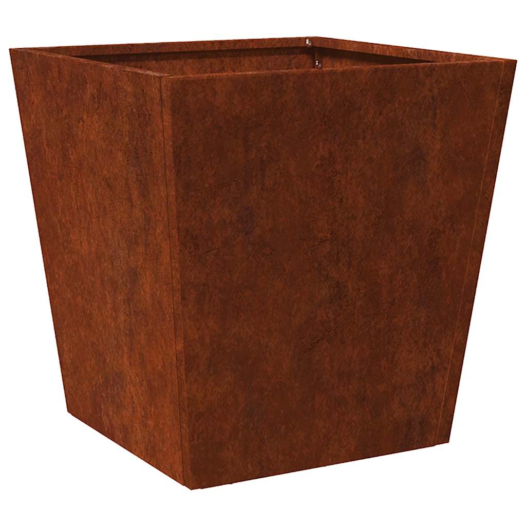 vidaXL Garden Planter 40x40x40 cm Weathering Steel 2