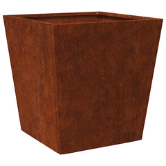 vidaXL Garden Planter 40x40x40 cm Weathering Steel 2