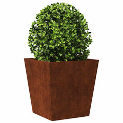 vidaXL Garden Planter 40x40x40 cm Weathering Steel 3