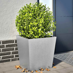 vidaXL Garden Planters 50x50x50 cm 2 pcs Galvanised Steel 1