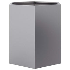 vidaXL Garden Planter Hexagon 46x40x45 cm Galvanized Steel 4