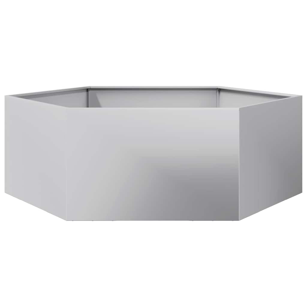 Planter Rusty 138x120x45 cm Corten Steel Galvanized steel/grey