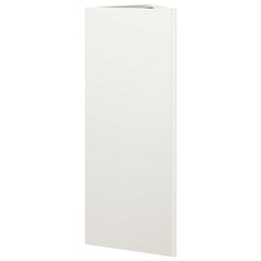 vidaXL Garden Planter White Triangular 30x26x75 cm Steel 6