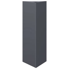 vidaXL Garden Planter Anthracite Triangular 30x26x75 cm Steel 2