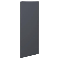 vidaXL Garden Planter Anthracite Triangular 30x26x75 cm Steel 4