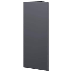 vidaXL Garden Planter Anthracite Triangular 30x26x75 cm Steel 6