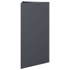 Garden Planter 40x34,5x75 cm Corten Steel 1 Width 40 cm Steel/anthracite