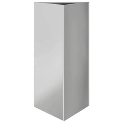 vidaXL Garden Planter Triangular 40x34.5x75 cm Galvanized Steel 2