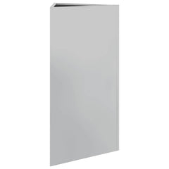 vidaXL Garden Planter Triangular 40x34.5x75 cm Galvanized Steel 4