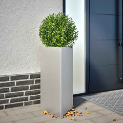 vidaXL Garden Planter Triangular 40x34.5x75 cm Galvanized Steel 1