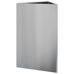 vidaXL Garden Planter Triangular 50x43x75 cm Galvanized Steel 6