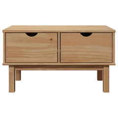 vidaXL Hallway Bench "OTTA" 80x40x45 cm Solid Wood Pine 4
