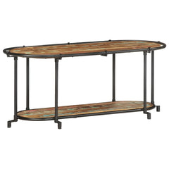 vidaXL TV Cabinet 100x42x40 cm Solid Wood Reclaimed 2