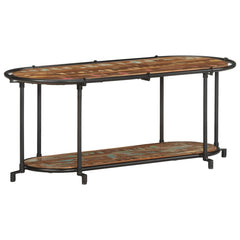 vidaXL TV Cabinet 100x42x40 cm Solid Wood Reclaimed 3