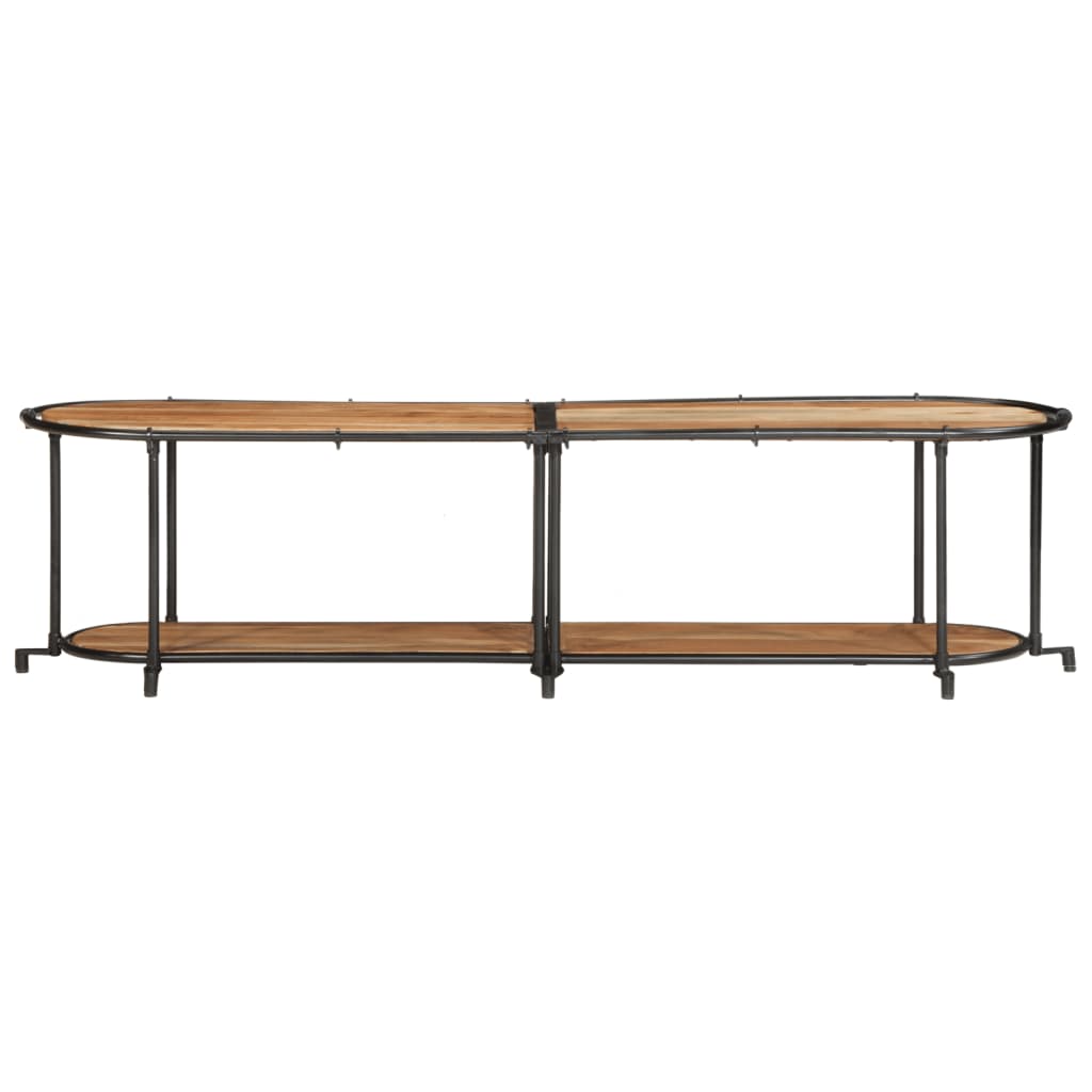 vidaXL TV Cabinet 160x42x40 cm Solid Wood Acacia 4
