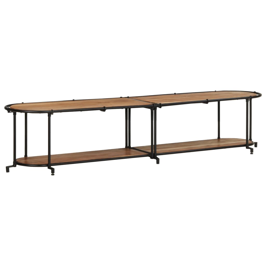 vidaXL TV Cabinet 200x42x40 cm Solid Wood Acacia 1