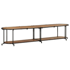 vidaXL TV Cabinet 200x42x40 cm Solid Wood Acacia 1