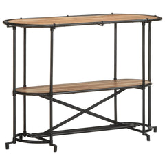 vidaXL Console Table 110x42x76 cm Solid Wood Acacia 2