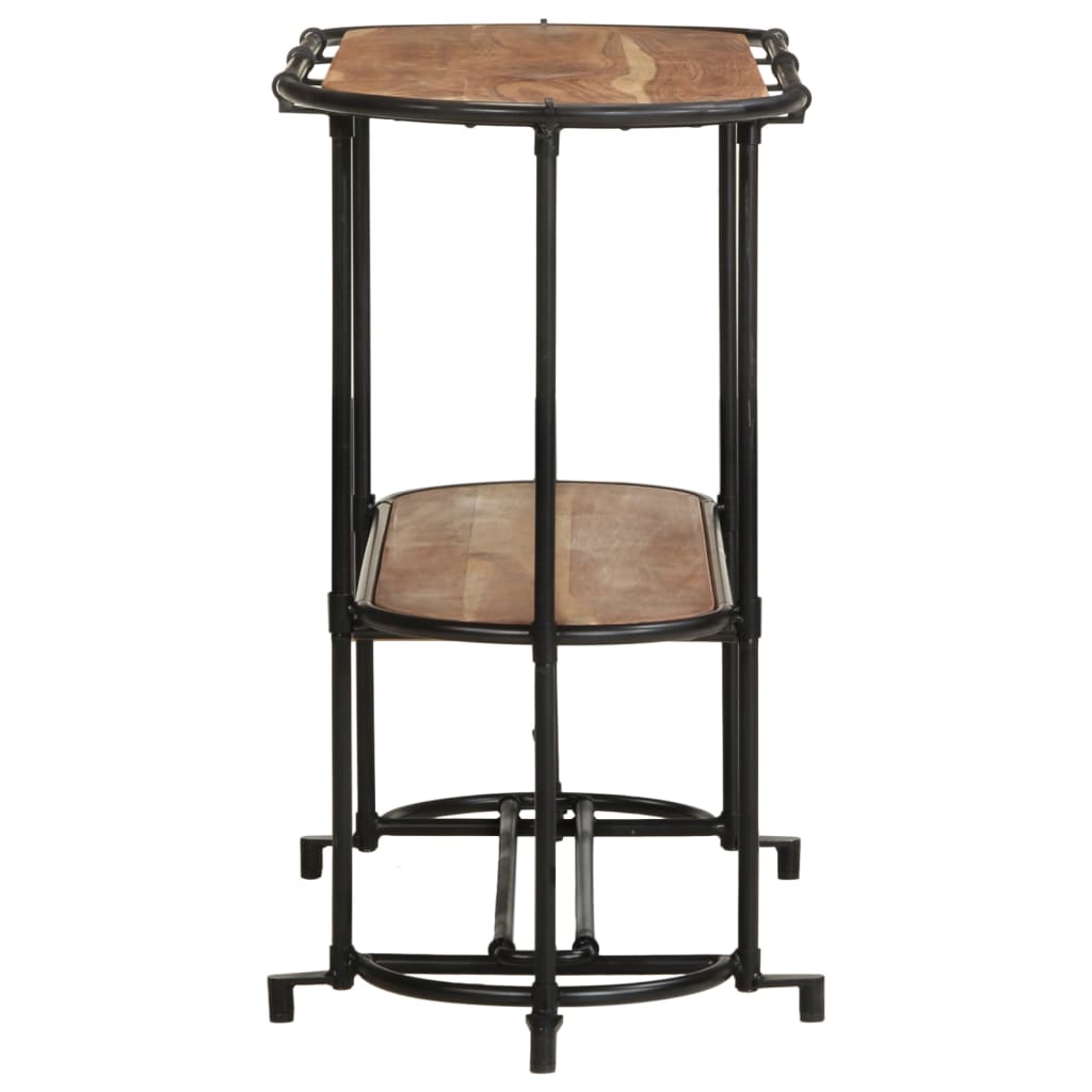 vidaXL Console Table 110x42x76 cm Solid Wood Acacia 5